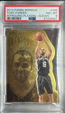 2013-14 Intrigue Intriguing Players Tony Parker GOLD /10 PSA 8 Pop 1, 0 higher