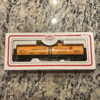 VINTAGE Model Power HO Scale HUDSON'S BAY OIL & GAS PROCOR UTLX 77976 TANKER CAR - Image 1 of 4