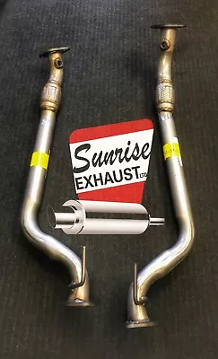 FRONT D&P SIDE EXHAUST FLEX PIPE FITS  2009-2012 HYUNDAI GENESIS 3.8L ENGINE - Image 1 of 3