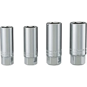 CRAFTSMAN 3/8 in. Drive Metric and SAE 6 Point Standard Spark Plug Socket Set, 4 - Picture 1 of 3