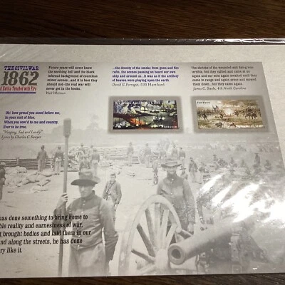 Scott#4664-65 CIVIL WAR 1862 Forever Stamp Sheet of 12 Stamps - MNH-2012-US-NIP - Image 1 of 2