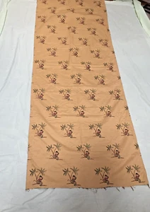 Mono Palmeras Tropicales Multicolor Panel Único 25"x74" DOBLADILLO INFERIOR CRUDO - Imagen 1 de 16