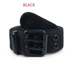 Canvas Double Grommet Hole Belt " 100% Cotton & Strong & Unisex " Up to 4XL - Picture 1 of 14