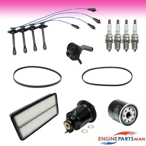 TK Fits 1999-2000 TOYOTA RAV4 2.0L TUNE UP KIT w/A/C Spark Plug Filter - Picture 1 of 1