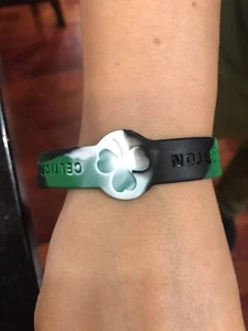 Boston Celtics Shamrock Nba logo silicone wristband bracelet adult Tie Dye - Picture 1 of 1