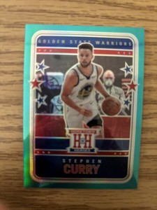 2020-21 Panini Chronicles - Hometown Heroes Optic Teal #555 Stephen Curry