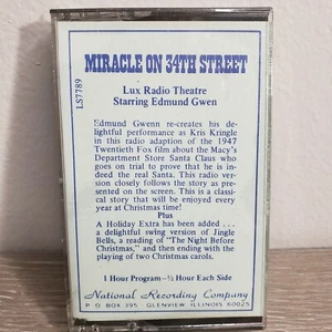 Audio Cassette Tape MIRACLE ON 34TH STREET Lux Radio Theatre Old Time Radio... - Picture 1 of 3