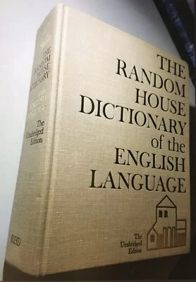 Random House Dictionary Of The English Language Unabridged 1971 Like New - Image 1 of 3