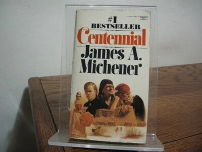 Centennial James A. Michener Signed & Inscribed Paperback Edition 1975 Colorado - Image 1 of 4