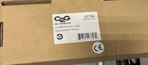 C2G 2U Horizontal Cable Management Panel PCMDF20 - Picture 1 of 4