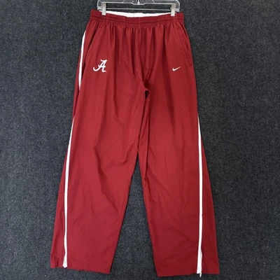 Alabama Crimson Tide Pants Men's XXL Red Nike Storm Fit Warm Up Track Pockets - Image 1 of 4