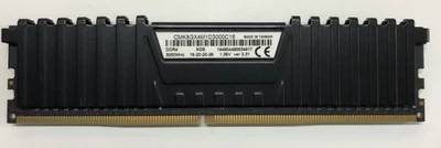 Corsair VENGEANCE 8GB x1 CL16 DDR4 3000MHZ CMK8GX4M1D3000C16 GAMING RAM DIMM - Image 1 of 2