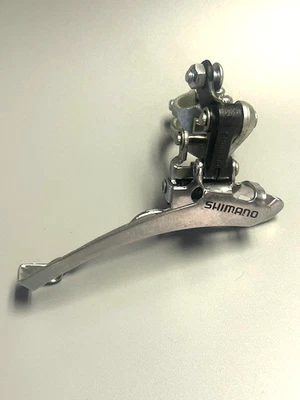 NEW Shimano FD A050  Front Derailleur Double Bottom Pull,31.8 Clamp On - Image 1 of 3
