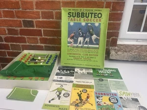 Juego completo y manuales vintage Subbuteo Continental Club Edition años 70 en caja - Imagen 1 de 24
