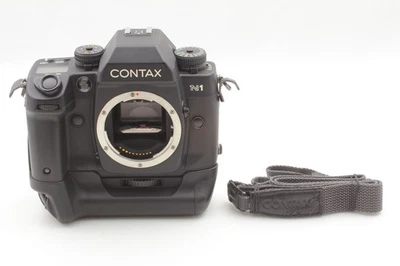ALL Works [Near MINT] Contax N1 SLR 35mm Film Camera Body with P-9 From JAPAN - Image 1 of 4