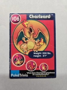 1999 Pokemon Burger King Perforated Charizard card #6 see description. - Picture 1 of 15