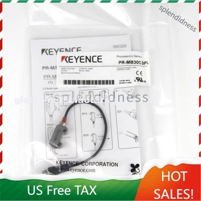 New In Box KEYENCE PR-MB30C3PL Photoelectric Sensor Switch - Image 1 of 4