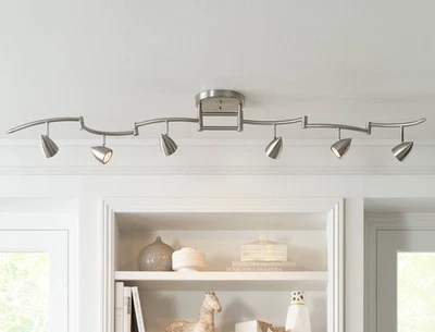 Kit de luces de pista LED de brazo oscilante de 6 luces Pro Track Heavy Duty Axel 72" Foto 1 de 4