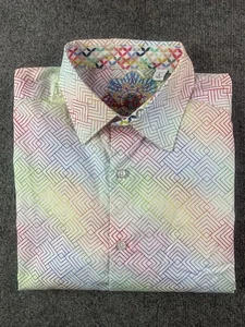 Robert Graham Mens Long Sleeve Flip Cuff Button Up Shirt Size S Multicolor - Bild 1 von 11