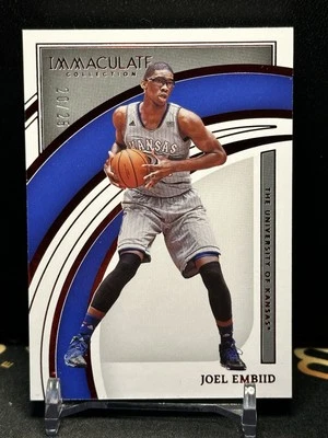 2019-20 Panini Immaculate Collegiate /25 Joel Embiid #10 Red SSP 20/25 - Image 1 of 2