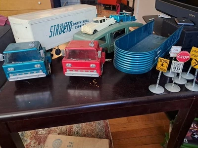1950-60s Structo tractor trailers set, very well maintained, nicest i have seen. - Image 1 of 4