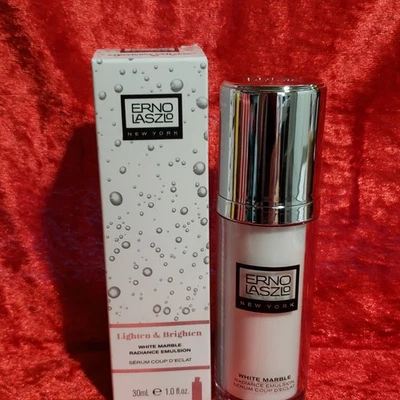 Erno Laszlo White Marble Radiance Emulsion 1oz / 30mL•LIGHTEN + BRIGHTEN• NIB - Image 1 of 3
