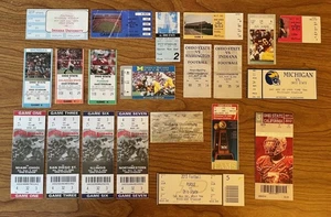 21 BIGLIETTI calcio OHIO STATE 1986-2013 con 5 MICHIGAN - Foto 1 di 6