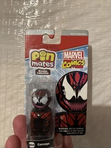 Marvel Comics Pin Mates S04 Carnage Actionfigur Rot Silber Sammlung 14+ Neu - Bild 1 von 1