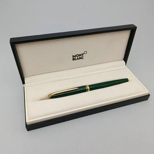 MONTBLANC GENERATION GREEN GOLD TRIM ROLLERBALL PEN EXCELLENT VINTAGE RARE - Bild 1 von 12