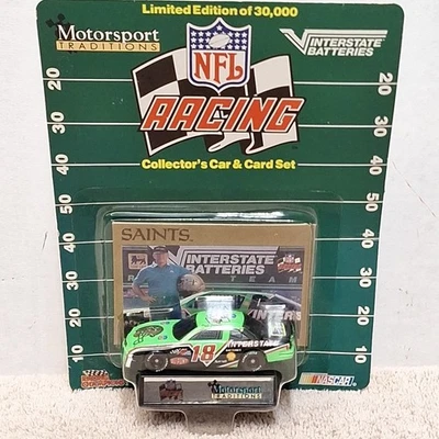 1992 Dale Jarrett New Orleans Saints #18 baterías interestatales NFL carreras 1:64  Foto 1 de 4