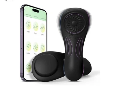 遥控器可穿戴内裤阴蒂振动器带磁性夹成人性玩具 — 第 1/4 张图片