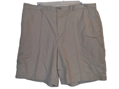 Pantalones cortos para hombre Covington caqui frente plano. Talla 44. 100% algodón. Foto 1 de 4