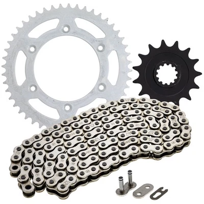 Juego de cadena de piñón para Husaberg FC400 FC501 FC350 15/48 dientes 520 kit delantero trasero Foto 1 de 4