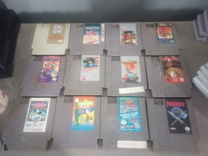 Lot Of 12 Nintendo Games Not Tested Zelda Metroid Strider Final Fantasy - Picture 1 of 4