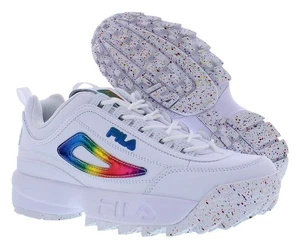 Fila Disruptor II Pride Womens Shoes Size 5, Color: White/Red/Red Orange - Picture 1 of 5