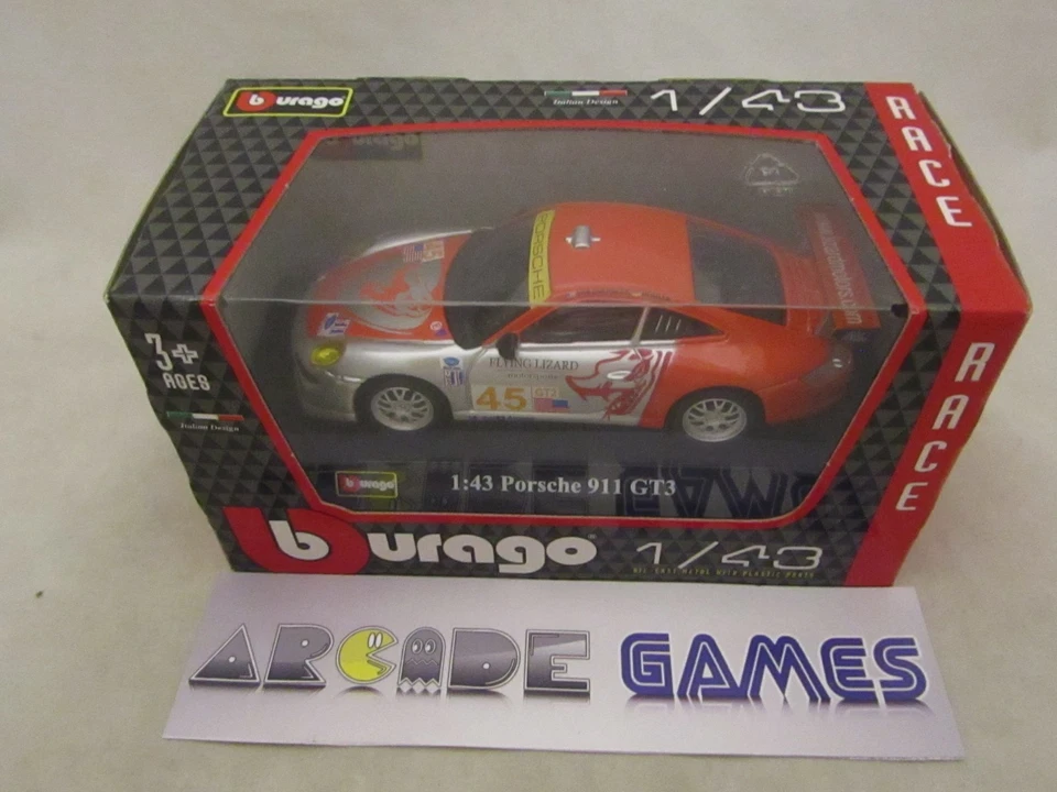 VOITURE 1/43 PORSCHE 911 GT3 - BURAGO (vendeur pro) - Photo 1/1