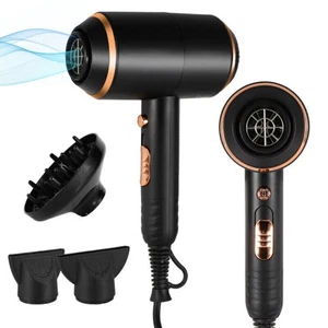 Ionen Föhn Haartrockner mit 3 Diffusor Haarfön Profi Fön Ionen 1700W Hair Dryer - Bild 1 von 22