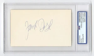 Jack Dolph Signed AUTO 3x5 index card ABA Basketball Commissioner D.1981 PSA/DNA - Picture 1 of 1
