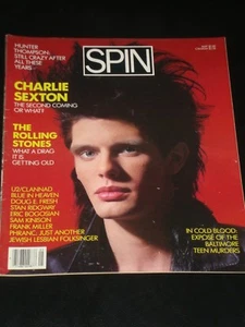 SPIN magazine 1986 Charlie Sexton Hunter S. Thompson, Rolling Stones Sam Kinison - Picture 1 of 1