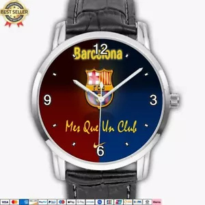 Sale! barcelona mes que un club leather Quartz Watch Sport Watch Collection! - Picture 1 of 1