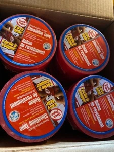 (20 PACK) Tuck Tape Construction Grade Sheathing Tape 60MM x 55M, Easy Tear NEW - Picture 1 of 2