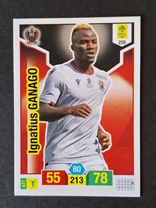 Ignatius Ganago 226 Ogc Nice Card Panini Adrenalyn Foot France 2019-20 - Picture 1 of 3