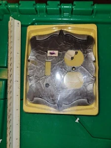 pewter Outlet Cover Plate Pewter Solid Metal  outlet lightswitch combo - Picture 1 of 2