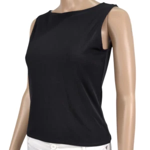 Cynthia Steffe Black Sleeveless Tank Womens XS Minimalist Versatile - Foto 1 di 8