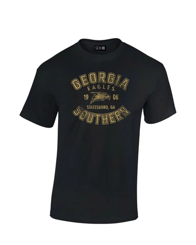 NCAA Georgia Southern Eagles NCAA 100% Pre-Shrunk Short Sleeve, Black, X-Large Cover
