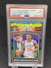 GIANNIS ANTETOKOUNMPO 2016-17 Panini Donruss Optic #24 Court Kings Holo PSA 9