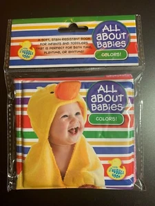 KAPPA ALL ABOUT BABIES COLORS! BATH TIME BOOK FOR BABY SOFT PLASTIC WATER-PROOF - Imagen 1 de 2