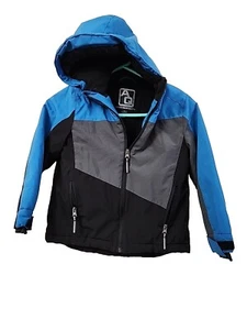 AQ Explore The Unknown Boys Winter Coat Jacket Size 5/6  Blue Black - Picture 1 of 10