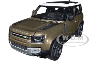 2020 LAND ROVER DEFENDER BROWN METALLIC 1/26 DIECAST MODEL CAR BY WELLY 24110 - Picture 1 of 6