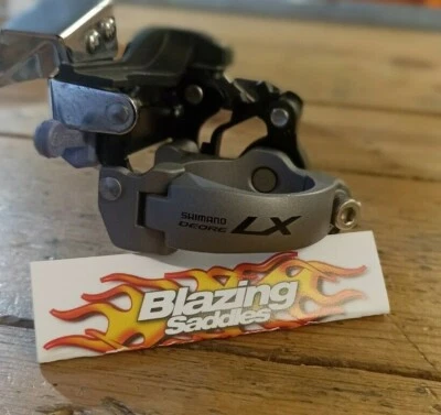 Shimano LX front Derailleur triple 34.9mm clamp. 3 x 10s. FD-T670-3 , Top swing. - Image 1 of 4